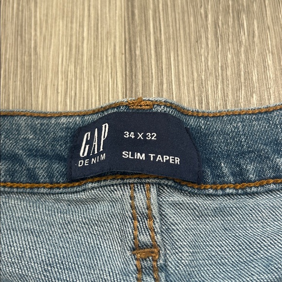 GAP Men’s Slim Taper Jeans 34x 32 - Picture 2 of 4